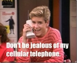 Zack Morris Cell Phone